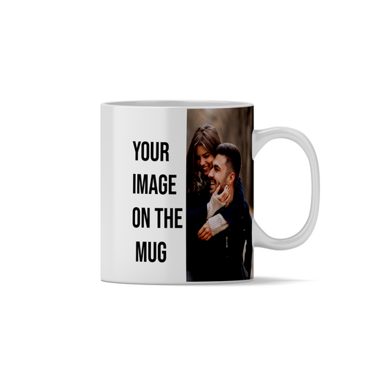 Personalised Mug, customise your mug with any image and text.