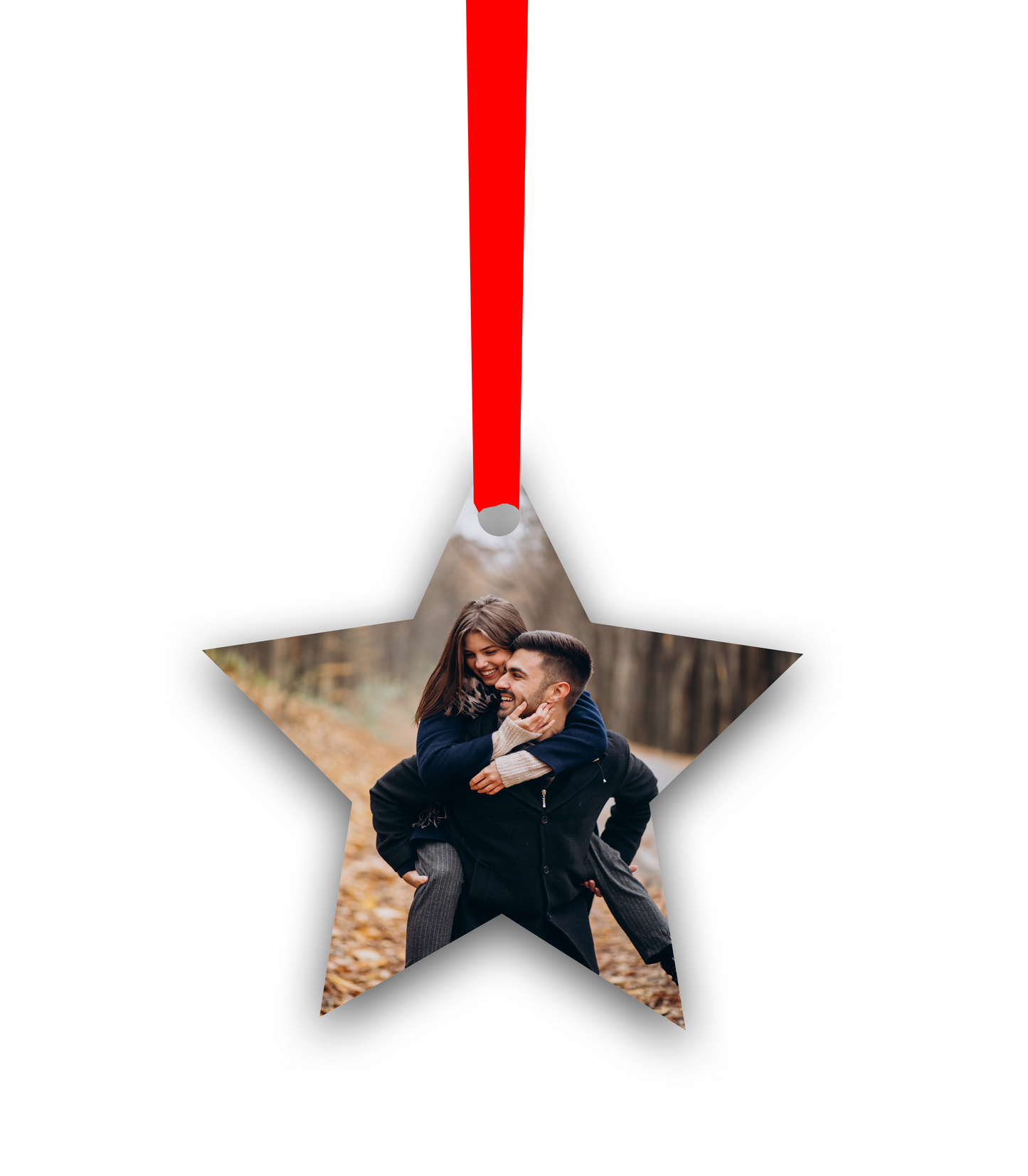 Personalised star ornament