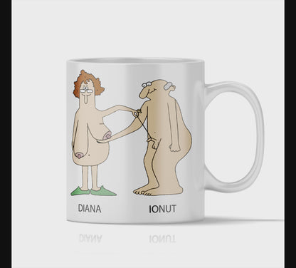 Old Couple personalised mug